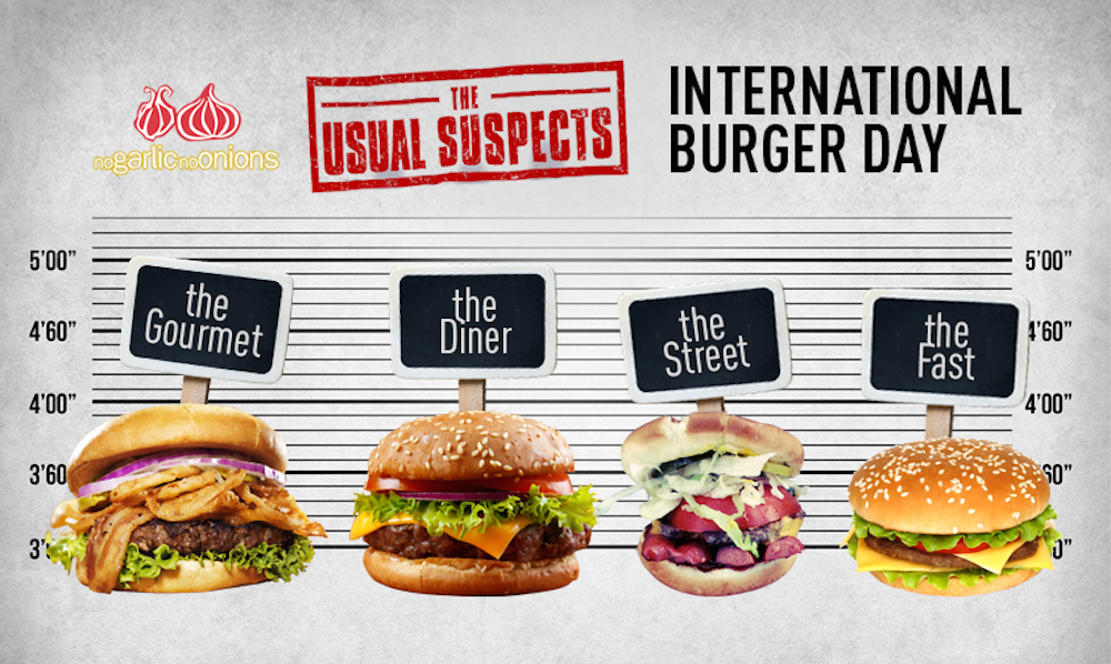 Today is International Hamburger Day Meet The Usual Suspects